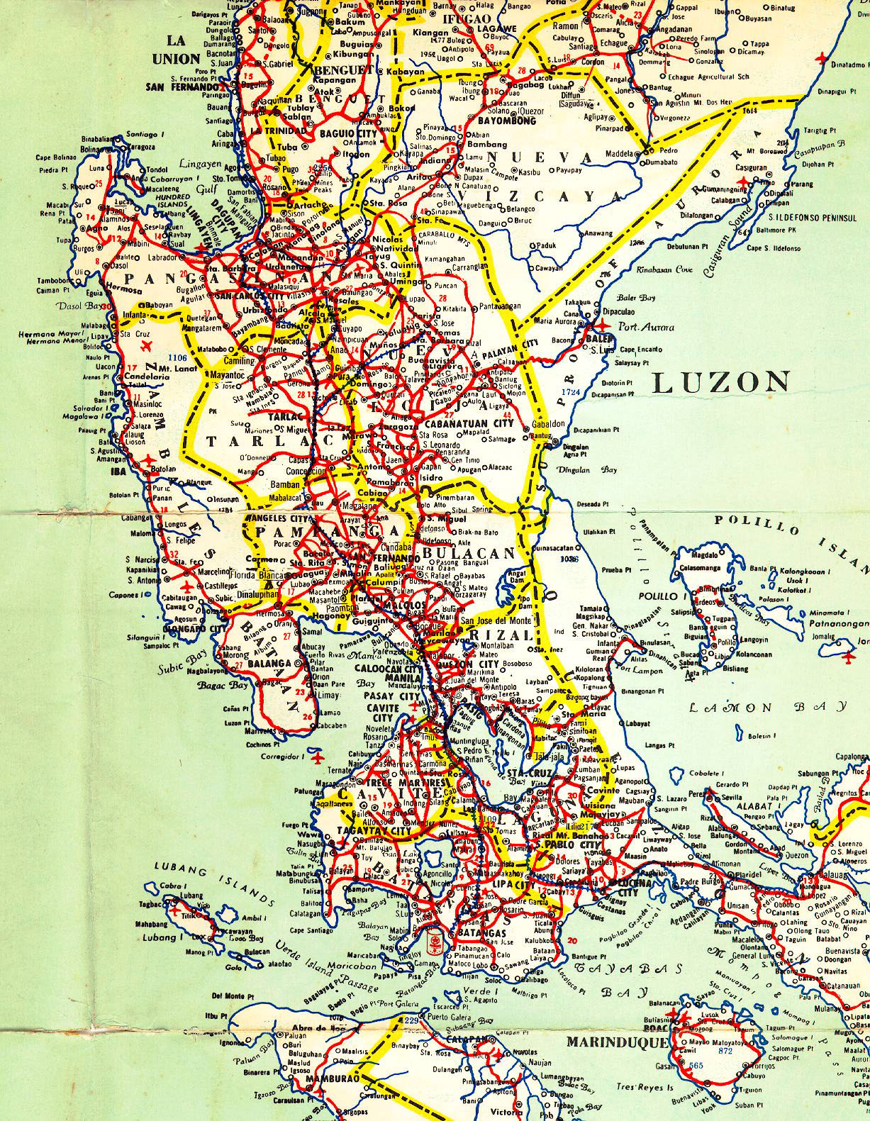 Philippine Map Luzon